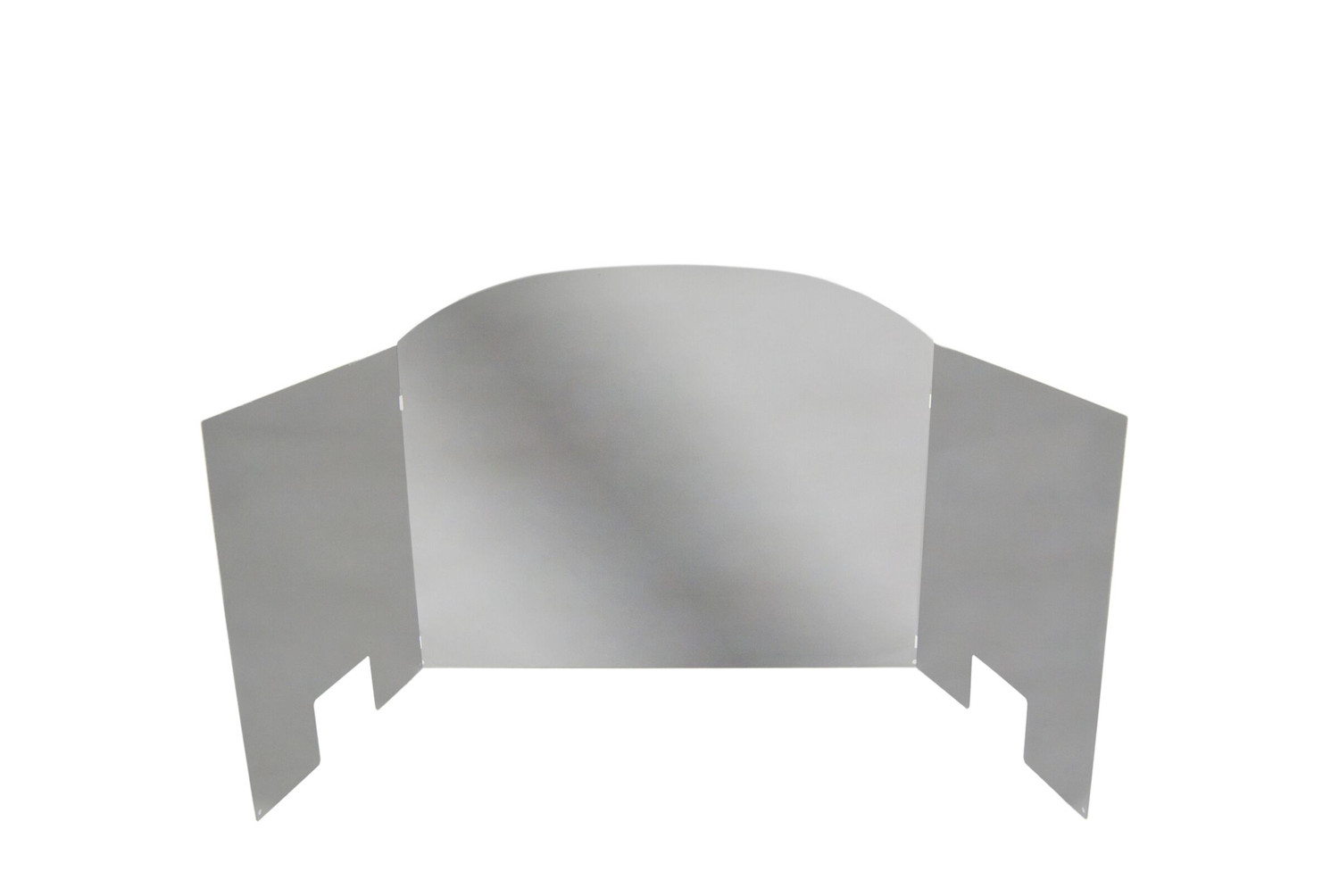 Peterson Real Fyre 24-Inch 3-Fold Traditional Polished Stainless Steel Fireback