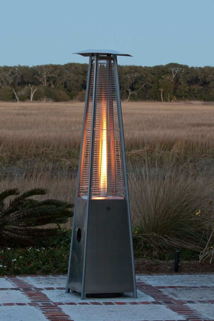 ペンダント　flame boiler 60523 Stainless Pyramid Flame Heater