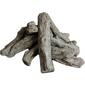 Rasmussen 24" Driftwood Firepit Logs, Round Stack