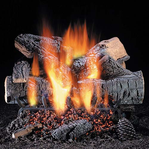 Exclusive Windsor Premium Oak 24" Vented Gas Log Set