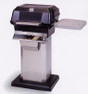JNR Propane Grill W/ Stainless Steel Grids On Stainless Cart