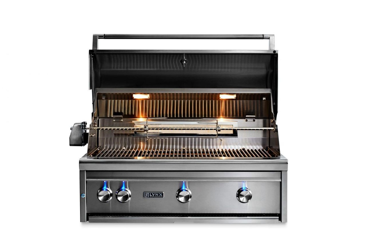 Lynx 36 Built In Trident Burner All Sear Grill And Rotisserie L36atr