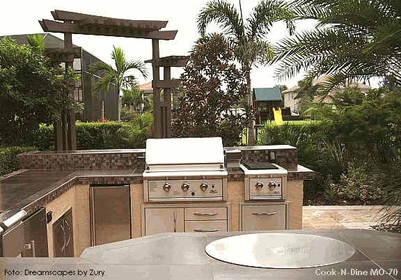 hibachi style cooktop