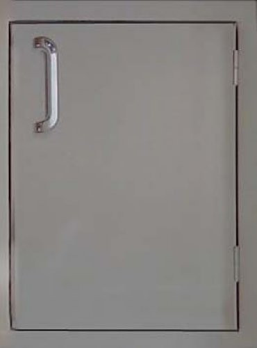 Built-in access door for outdoor kitchens