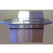 ProFire 48 Hybrid Natural Gas Grill, Rotisserie, Double Side Burner, Cart
