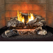 Hearth Sense Ambilog Vent Free Gas 18" Thermostat Log Set with Remote With LED Accent Lights - LP Gas