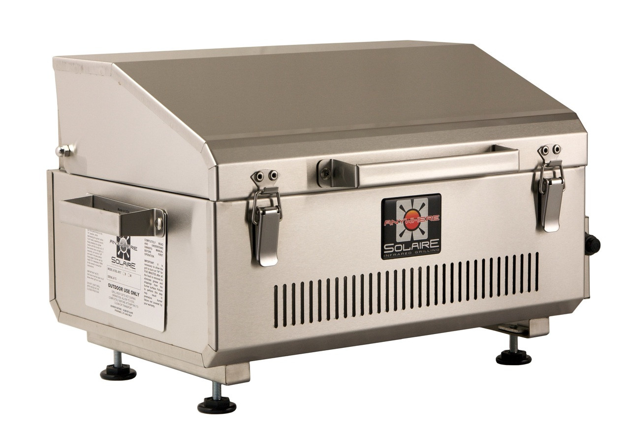 Solaire Anywhere Marine Portable Infrared Propane Grill Sol Ir17m