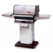 MHP TJK2 Natural Gas Grill W/ Stainless Grids On Stainless Cart