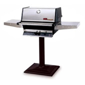 MHP Propane Grill W/ Stainless Steel Grids On Bolt Down Post