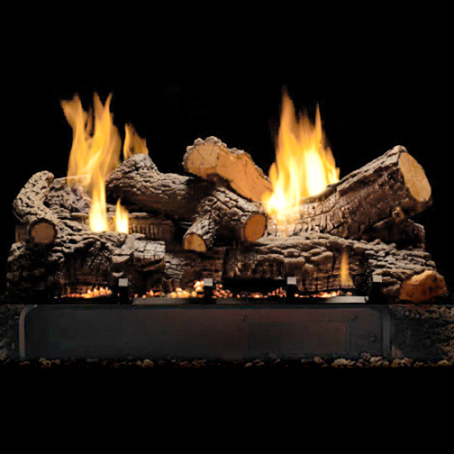 Rock Creek Refractory log and burner set