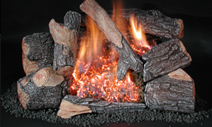 Evening Embers C8-Double Burner Log Set