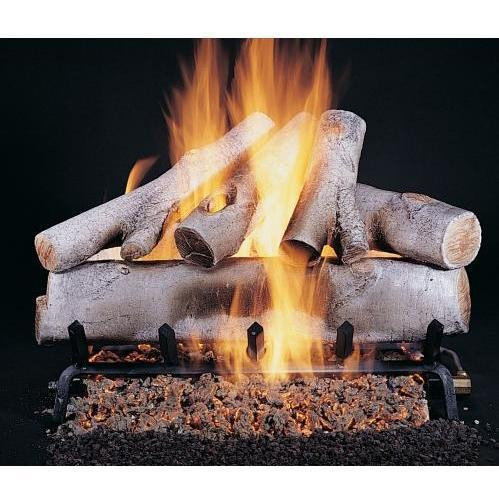 Rasmussen White Birch Fire Pit Log Set, 20-Inches (FP20WB)