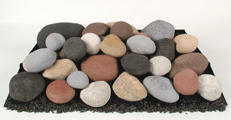 FireStone pebbles in Brown
