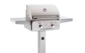 AOG Gas Grill on Post No Rotis