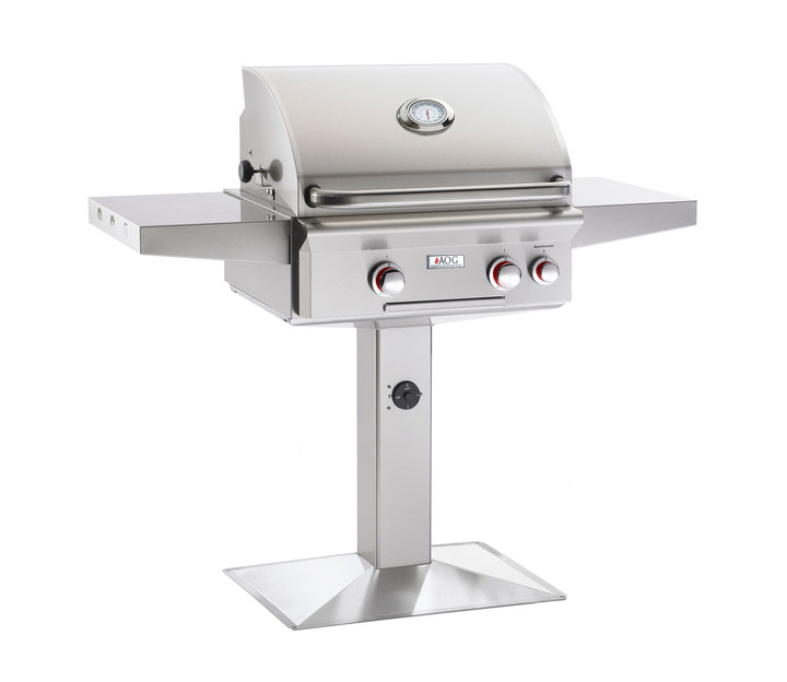 AOG 24" Natural Gas Pedestal Post Grill