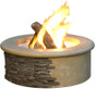 American Fyre Designs Cafe Blanco Contractor's Model Fire Pit