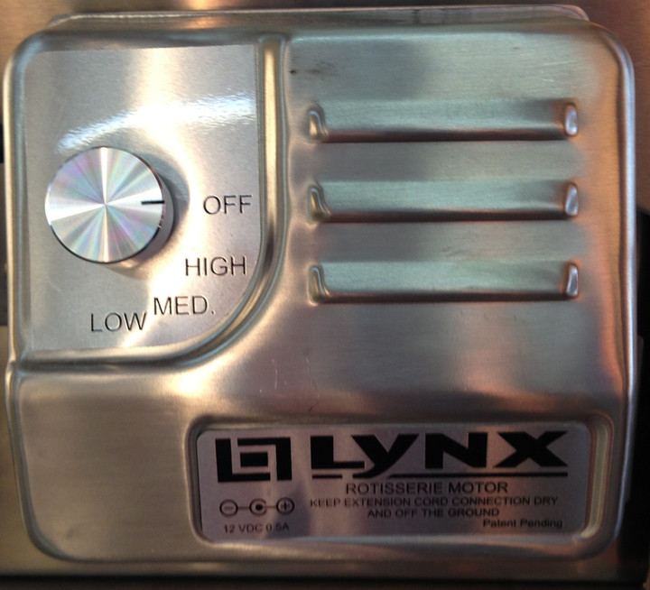 Lynx Rotisserie Motor Assembly