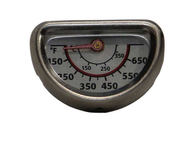 Modernhome MHP Gasgrill Temperaturmesser | Edelstahl | Rund | Für Grillhaube