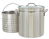 24-QT Stainless Stockpot with Vented Lid