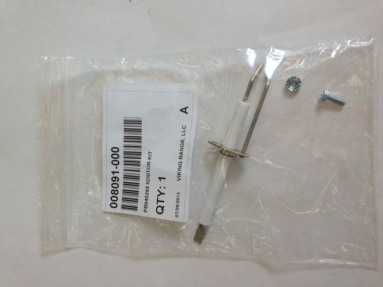 NEW 008091-000 Smoker Ignitor Electrode for Viking