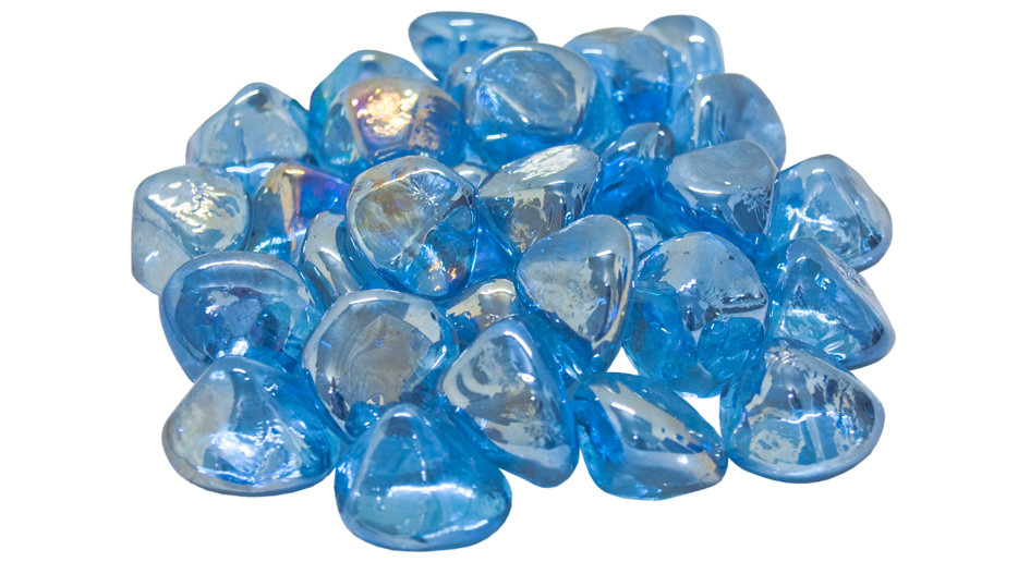 希少Nuggets:OriginalArtyfactsFromTheFirstP American Real Fyre Steel Blue Diamond Nuggets, 10 lbs | Fire