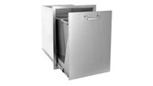 17 X 24, Roll-out Double Trash Recycle Bin, 260 series