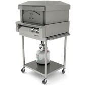 Alfresco 30 inch Pizza Cart with Oven (Sold Separately) 