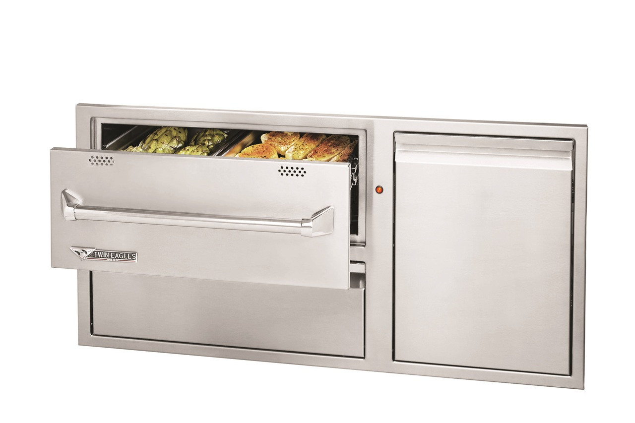 Twin Eagles Built In Warming Drawer Combo Tewd42c C
