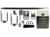 45" Stainless Rotisserie Spit Kit w/ Heavy Duty Electric Motor