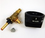 Viking Grill Natural Gas Valve & Knob Kit - Part # G50010142