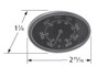 Temp gauge with dimensions