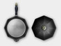 Finex 10" Cast Iron Skillet with Lid 