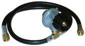 LP regulator with 30" and 14" hoses for Grills with side burners
