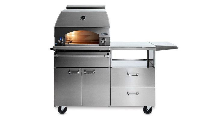 オットコマエ・ピーマン Lynx Napoli Outdoor Pizza Oven on Mobile Kitchen Cart - LPZAF