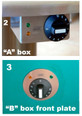 Cook N Dine CONTROL BOX “A” for open mount + outdoors & CONTROL BOX “B” for concealed mounting