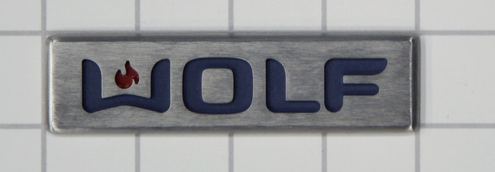 Wolf BBQ, BBQ2, OG Logo (Adhesive) - 811172