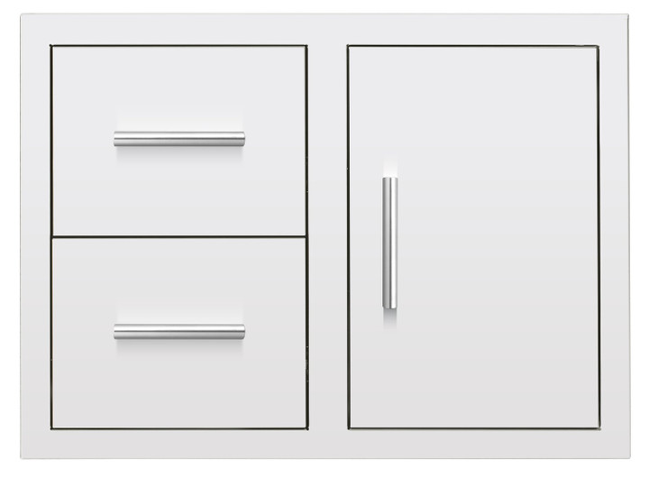 Summerset 30" Built-in 2 Drawer, 1 Door Combo Unit - DC2-30