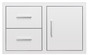 Summerset 36" Built-in 2 Drawer, 1 Door Combo Unit - DC2-36