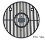 Chargriller Cast Iron Round Cooking Grid With Dimensions - 65061