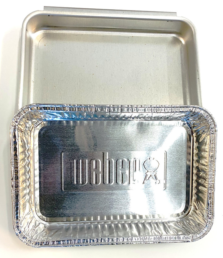 Weber Aluminum Grease Catch Pan With Foil Liner - 93305