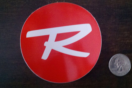 Rossignol Circle Red Logo Stickers