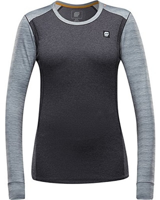 X-Large orage Womens Breeze Top Base Layer Tops Heather Grey
