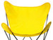 Butterfly Chair Replacement Cover - Yellow Cotton Duck