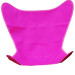 Pink Butterfly Chair Cover