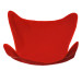 Red Butterfly Chair Cover