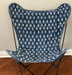 Kantha blue and white cover
