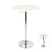 Elia 27" white adjustable bar table