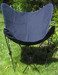 Navy Blue Butterfly Chair