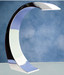 Curved Arc Chrome Element Desk Lamp