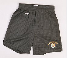 DOCCS Polyester Mesh Shorts With Embroidered Logo
